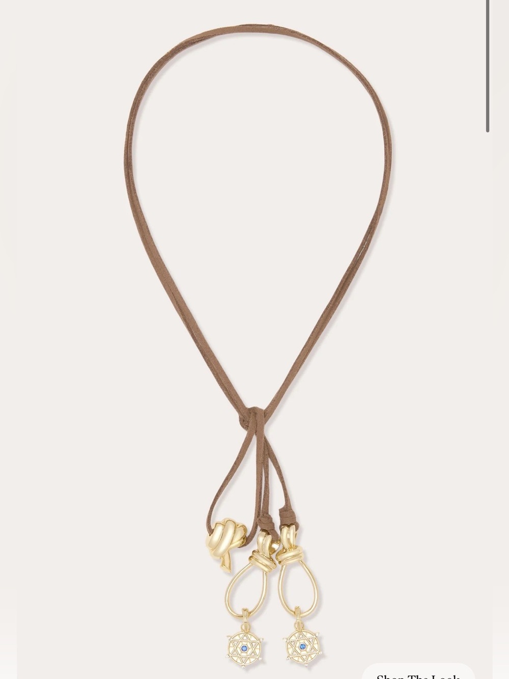 Elle Suede Tie Necklace